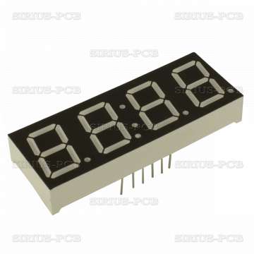 Copy of LED Display Quadruple Digit HSN5642AS; 14.2mm; red; cathode