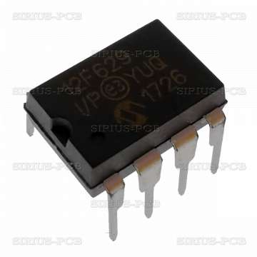 Microcontroller PIC12F629-I/P; DIP8