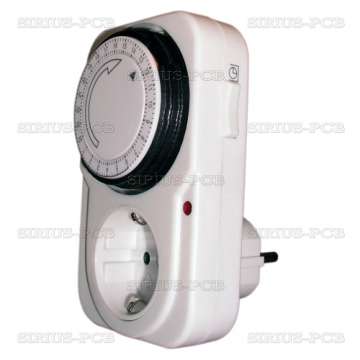 Таймер кварцово-механичен P-TS-MD31 / 220 VAC / 16A / 3500W / 24-часов