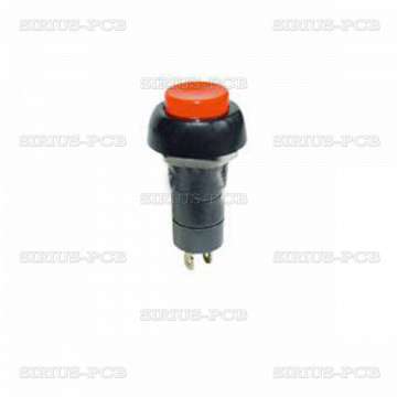 Бутон CY01H-R / NO / 2A/230VAC / незадържащ / червен