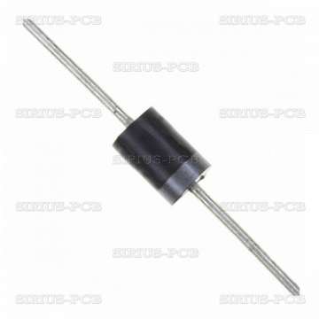 Diode Rectifier BY255; 1.3kV; 3A; DO27