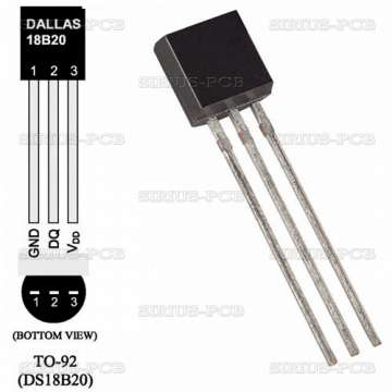 Temperature Sensor DS18B20+; -55÷125°C