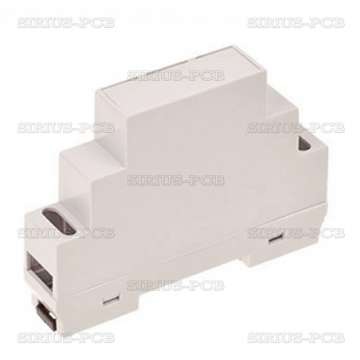 Кутия за монтаж върху евро-шина Z-105 / 90x17x65mm / сива