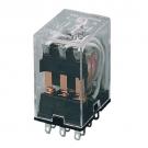 Електромагнитно реле универсално бобина 24VDC 250VAC/5A 3PDT 3NO+3NC MY3
