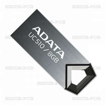 Флаш памет Adata водоустойчива UC510 8GB Titanium USB 2.0