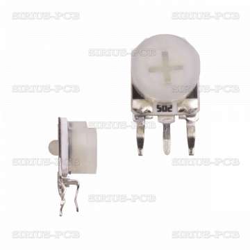 Copy of Single Turn Trimmer Resistor; 10k; 0.1W; 30%