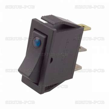 Ключ светещ SPST 250VAC/15A Blue