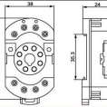 Цокъл за реле ELM 90.22 8pin