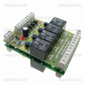 4 RELAY OPTO for PIC, AVR, CNC 24V