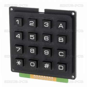 Keypad KB1604-PNB; 16 buttons
