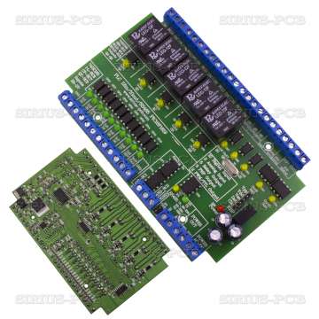 Контролер PLC 12in 10out RS485 PIC16F1619 Controller 12V