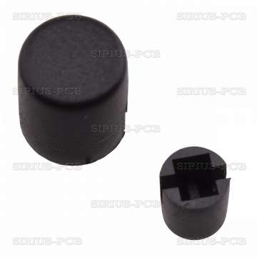Копче за бутони TACT / външен диаметър 4.6mm / черно