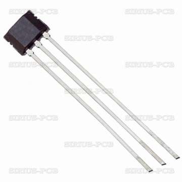 Hall Effect Sensor TLE4905L; Range:5÷18mT; Supply Voltage:3.8÷24VDC  