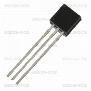 Транзистор MOSFET BS170 / N-MOSFET / TO92