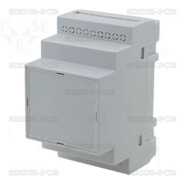 Кутия за монтаж върху евро-шина Z-107-PS / 90x52x65mm / сива