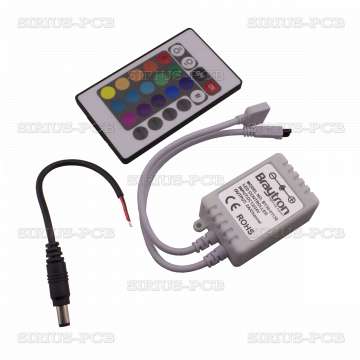 Контролер за RGB LED лента 12VDC / 6A / 72W / IP20 / невлагозащитен