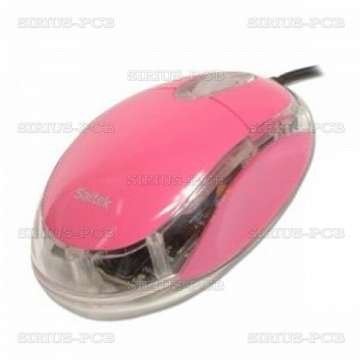 Оптична мишка - розова светеща - MO2393