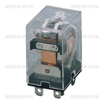 Реле електромагнитно универсално бобина 240VAC 250VAC/10A SPDT NO+NC LY1