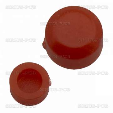 Копче за бутони TACT / външен диаметър 5mm / червено