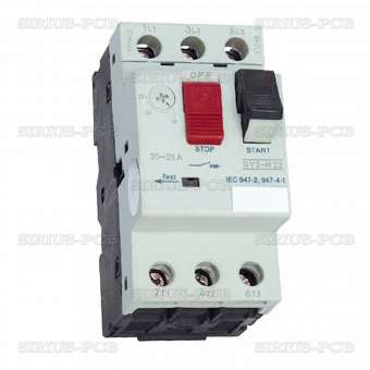 Моторна защита по ток (АТ00) DZ518-М10 трифазна 4A до 6.3A NO+NC 6A/380VAC