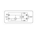 Електромер еднофазен ADM25SC 5 (30 А) LCD за DIN шина цифров директен 230 V AC