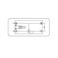 Електромер еднофазен ADM65SC 10 (30 А) LCD за DIN шина цифров директен 230 V AC