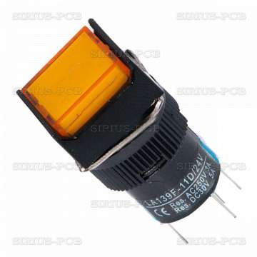 Button lighting type RAFI LA139F-11D; 24VDC; SPDT-NO+NC; non-holding