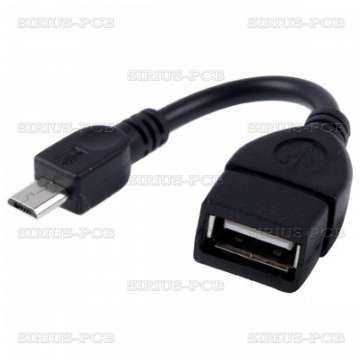 Кабел USB A/AF MICRO OTG