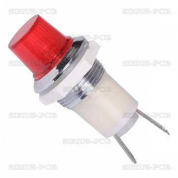 Индикаторна лампа XH014B / глим лампа / 220 VAC / червена
