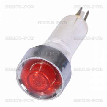 Лампа индикаторна LED XH024 / 12VDC / червена