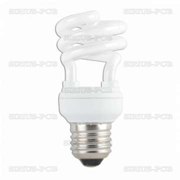 Енергоспестяваща лампа HALF SPIRAL/T5 45W E27 6400K
