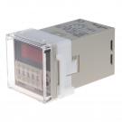 Брояч на импулси / програмируем / DH48J / 220VAC / 4 разряден / 1- 9999 / NC+NO / 8 pin