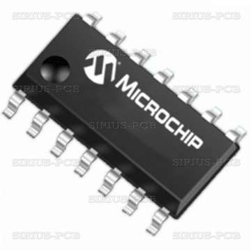 Microcontroller PIC16F1705 I/SL; SO14