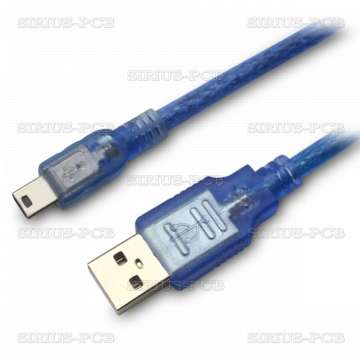 Кабел USB 2.0 A to B mini 5pin 1.5m