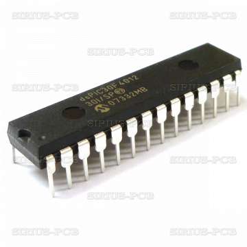 PIC Микроконтролер dsPIC30F4012-20 I/SP / SDIP28