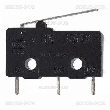 Microswitch with Hinge lever KW12-3Z 5A/125V - 3A/250V