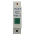Индикаторна лампа A45-LED220 VAC зелена