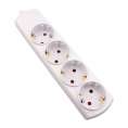 Power Outlet Strip, 4 sockets, without cable, 250VAC, 16A LEXA LX-4