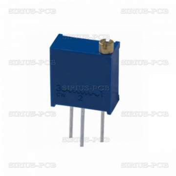Multiturn Trimmer Resistor; 1k; 0.5W; 10%