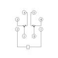 Електромагнитно реле универсално бобина 12VDC 250VAC/10A DPDT 2NO+2NC