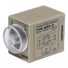 Реле за време / закъснение при включване / аналогово / AH3-2C / 12VDC / 2NO+2NC / 0-60min