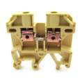 Редова клема едноредова JXB-2.5/35 2.5mm2 24A 800V бежова