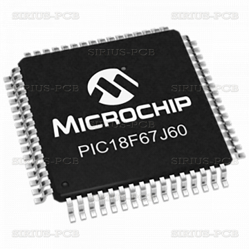 PIC Микроконтролер SMD PIC18F67J60-I/PT / TQFP64