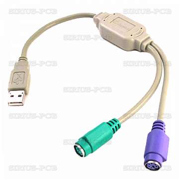 USB кабел преход към PS2
