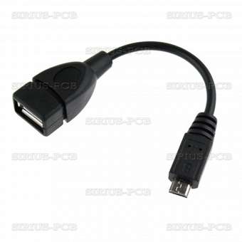Кабел USB female to Micro USB-OTG