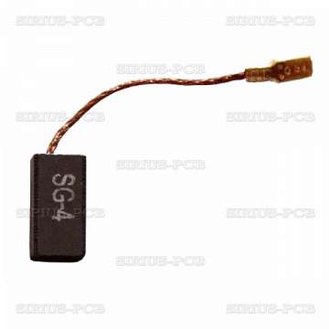 Четка въглено-графитна SG-19-020-88 / 5х8х15 mm / със страничен извод / кабелна обувка 2.8 mm