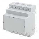 Кутия за монтаж върху евро-шина Z-108J-PS / 90x70x65mm / сива