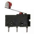 Subminiature Microswitch with Hinge roller lever KW12-3 - 5A/125V - 3A/250V