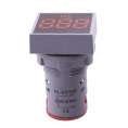 Индикаторен честотомер AD16S 35-99Hz за вграждане в ел табла и уреди червен