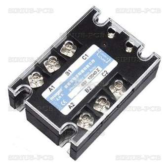 Солид стейт реле XSSR-3DA4840 трифазно полупроводниково 3-32VDC товароносимост 40A/480VAC